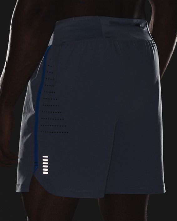 Men's UA Speedpocket 7" Shorts, Blue, pdpMainDesktop image number 4